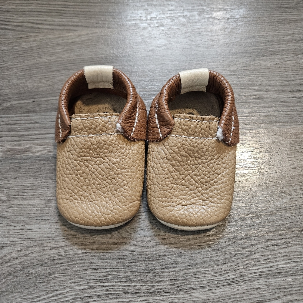 Brown Leather Kids Shoes